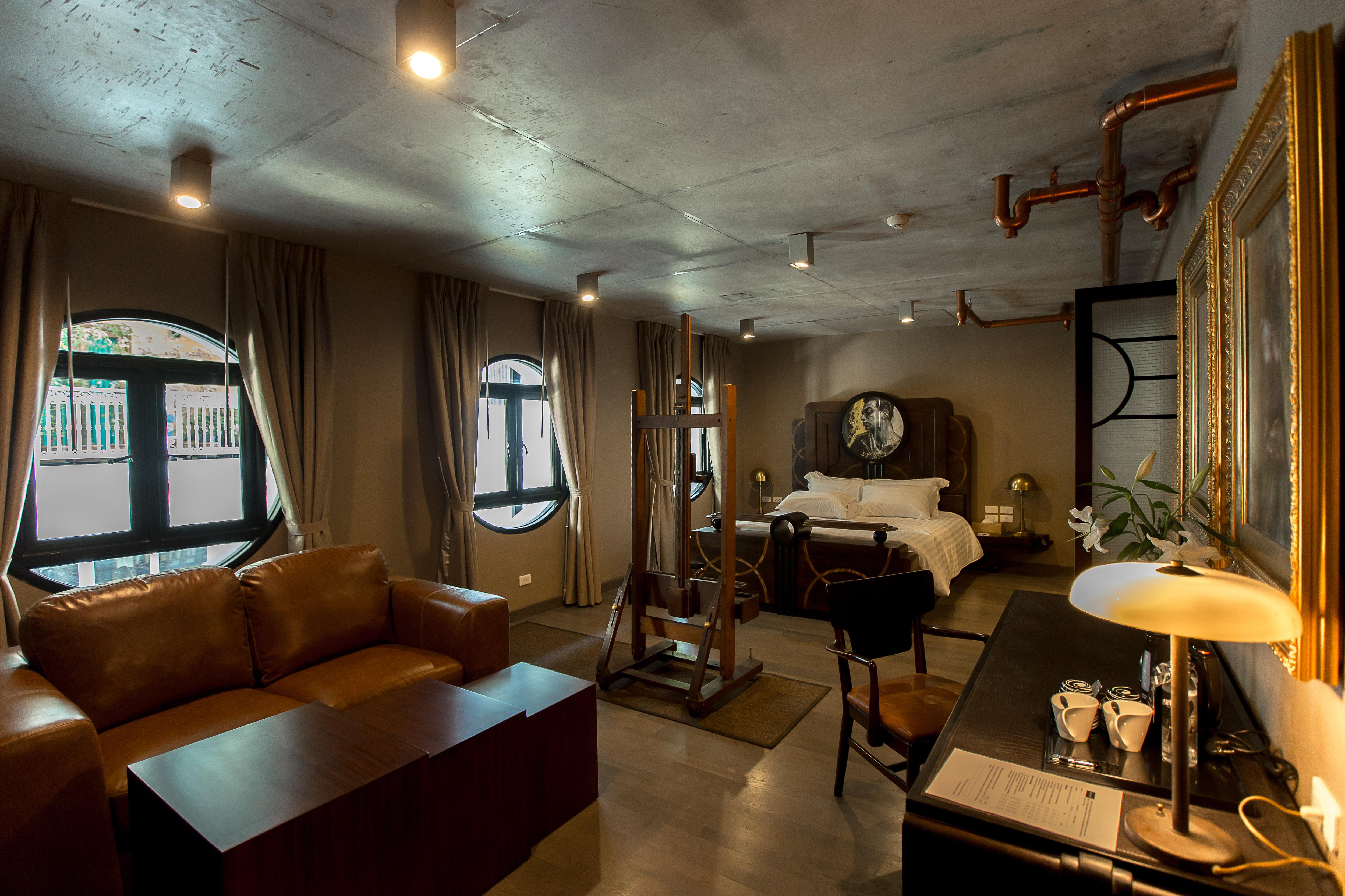 아트 마이 갤러리 님만 호텔 치앙마이  외부 사진 The interior of a room at the hotel